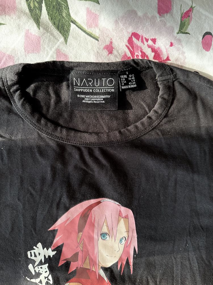 Naruto Shippuden Black Crop Top T-Shirt 3